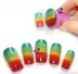 Dụng cụ làm móng Gradient Sponge Nail Sponge Rainbow Sponge Star Sponge Nail Sponge Seal Painted DIY - Công cụ Nail