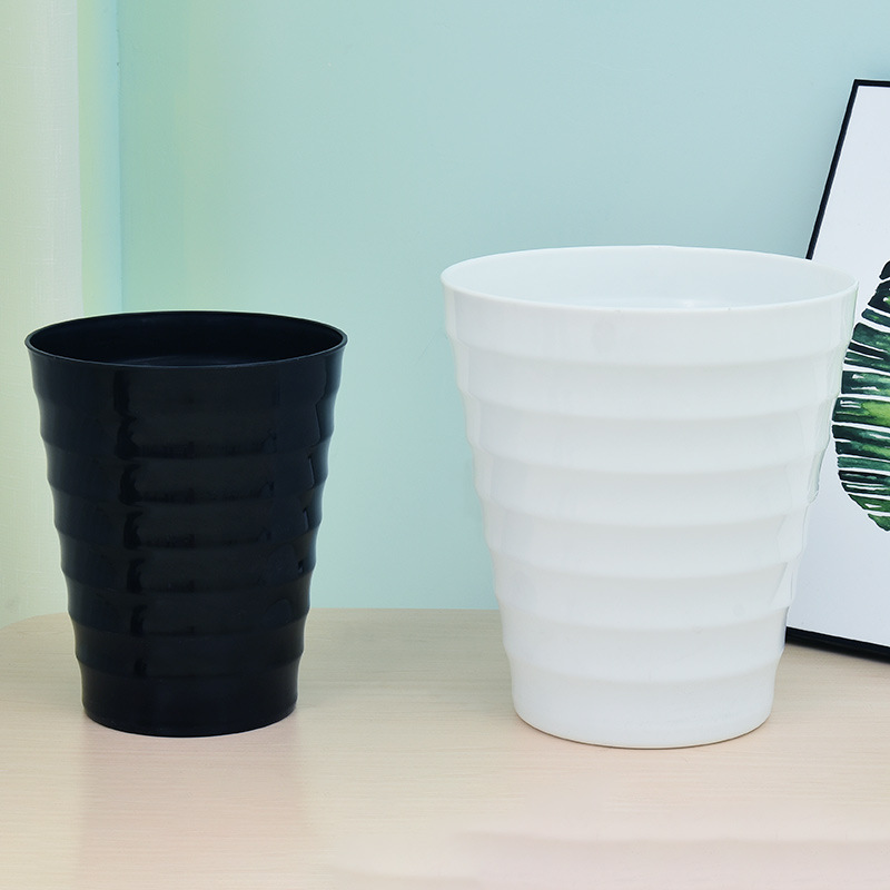 Non-broken imitation porcelain thread flower pots new thicken large plastic flower pots suitable for large indoor potted plants green plants 