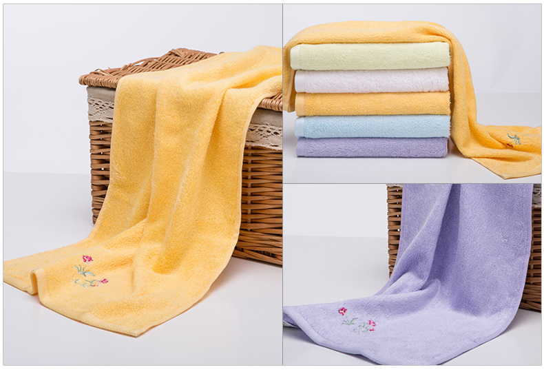 Đặt 6 ngàn cài đặt tre sợi tre rửa khăn lớn thấm khách sạn khăn salon khăn vẻ đẹp mềm mại - Khăn tắm / áo choàng tắm giá khăn mặt