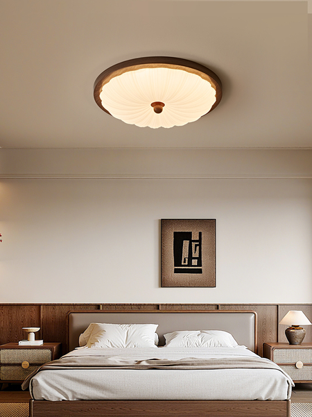 Medieval Style Song-Style Aesthetics New Chinese-Style Bedroom Ceiling Light 2026 New Model Room Retro Zhongshan Lighting Fixtures R335