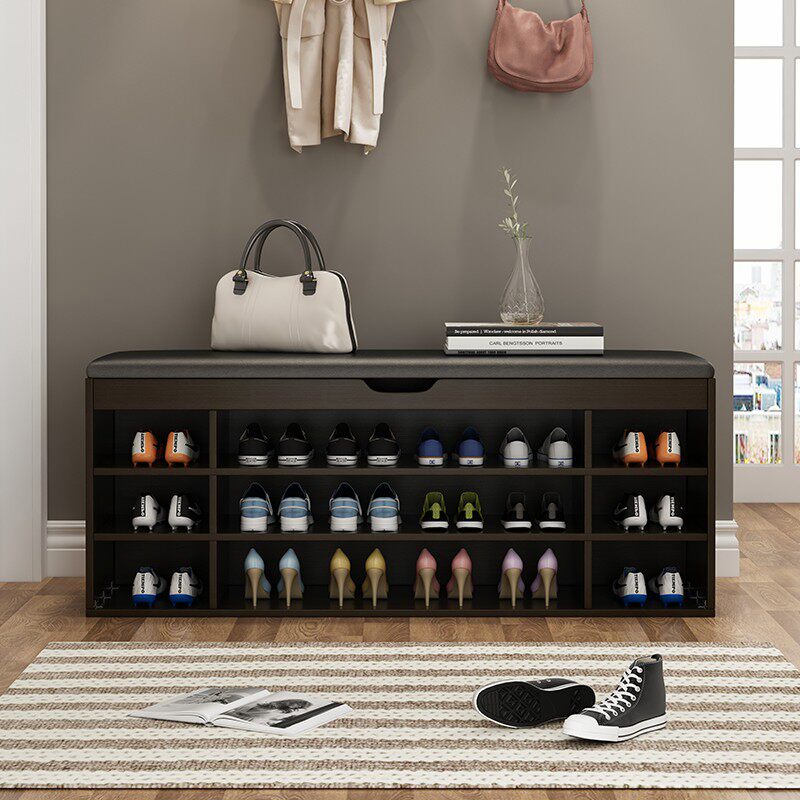 Shoe changing stool Shoe cabinet Home doorway Easy shoe rack multilayer modern storage Minimalist access to the shoes stool