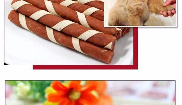 网 Pet Dog Snacks Mano Bright Haired Beef Bark 400g Teddy Hairy Dog Meat Snacks - Đồ ăn vặt cho chó