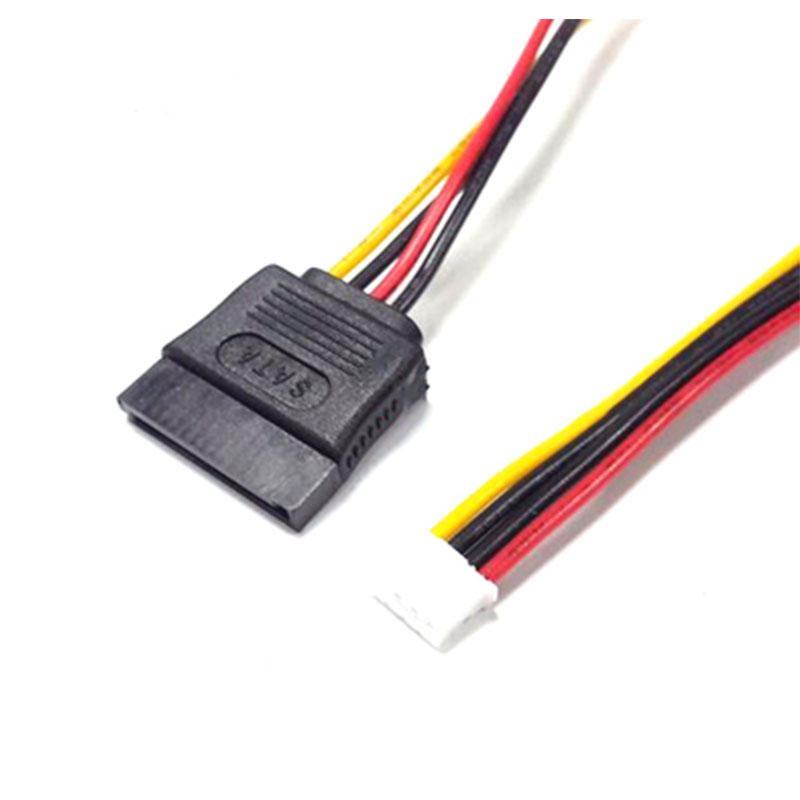 15-pin SATA mother to 2 0mm small 4-pin ITX ATX SATA power cord 40 cm FLOPPY Disk FL