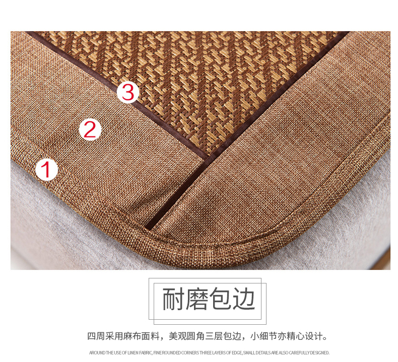 Giấc mơ hấp thụ độ ẩm thoáng khí kép sử dụng thảm gấp băng lụa 1,5 m / 1,8m giường ngủ tập thể nhà mùa hè - Thảm mùa hè chiếu nằm điều hòa