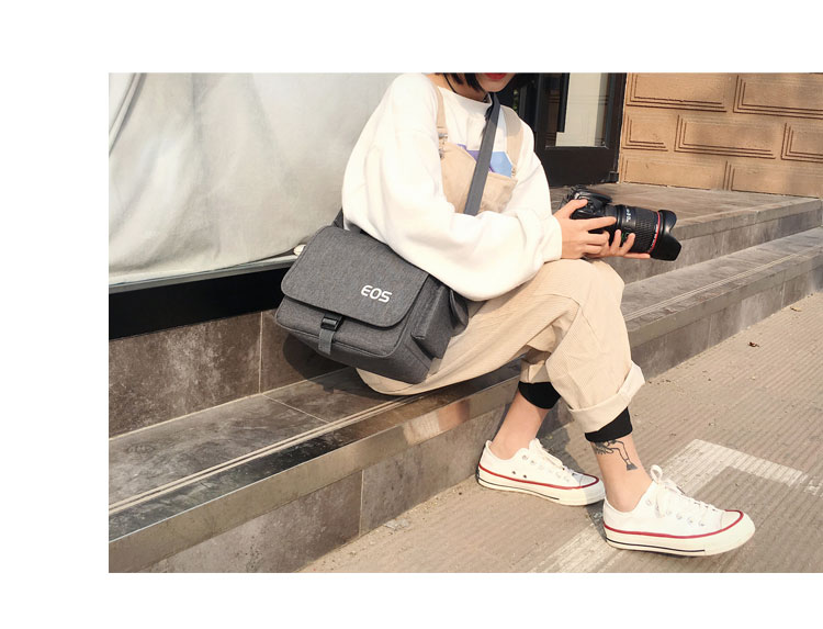 Túi đựng máy ảnh Canon vai đơn micro nhiếp ảnh đơn EOS 750D70D80D200D800D6D5D2 xách tay M6 - Phụ kiện máy ảnh kỹ thuật số túi chống sốc máy ảnh