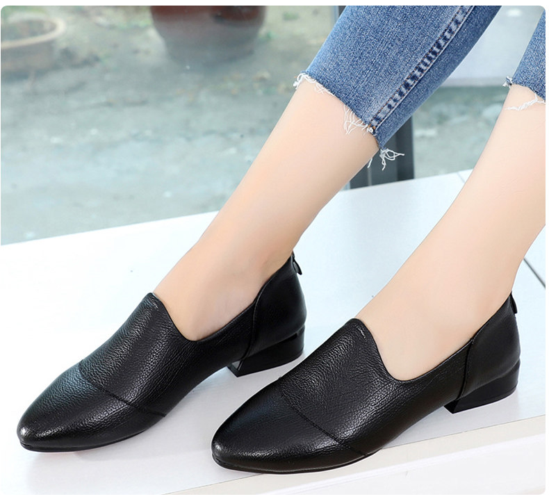low heel flat shoes
