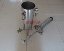 Piston type stainless steel pressure barrel cylinder pressure glue barrel glue dispenser valve dispensing machine butter injection machine solder paste dispenser