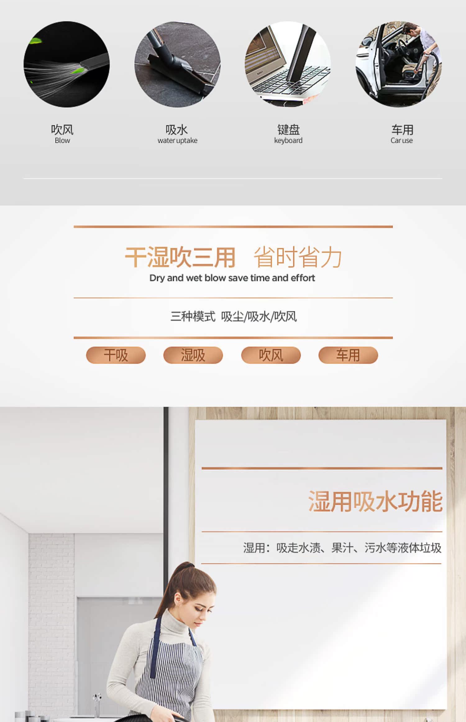 Máy hút bụi gia đình Jienu nhỏ hút siêu mạnh siêu mạnh xe câm cầm tay ướt và khô máy - Máy hút bụi robot hút bụi toshiba