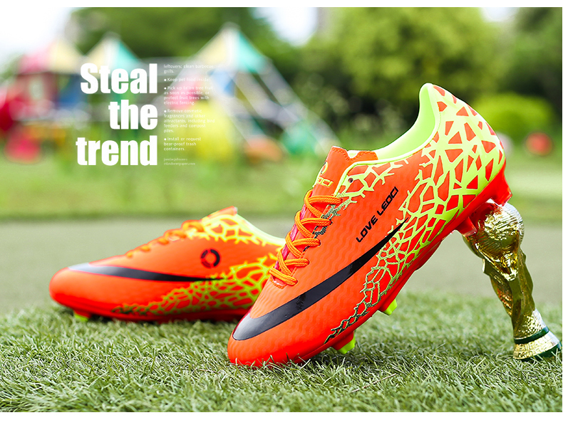 C Luo nam nữ trẻ em mận sát thủ 12 thế hệ CR7 Giày bóng đá ong nội bộ World Cup TF bị gãy móng AG top giày sneaker nam