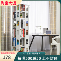 Rotating Bookshelves 360 Degrees Bookcase Simple Students Bookshelves Shelf Floor Creative Children Bookshelves Brief Modern