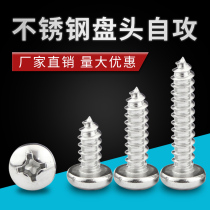 Self-tapping screw disc head self-tapping screws M2 M2 5 M3M4M5M6 in stainless steel self-tapping screws