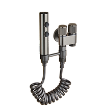 Toilet companion spray gun all-copper faucet flushing one in and two out angle valve with water gun toilet bathroom water tank household