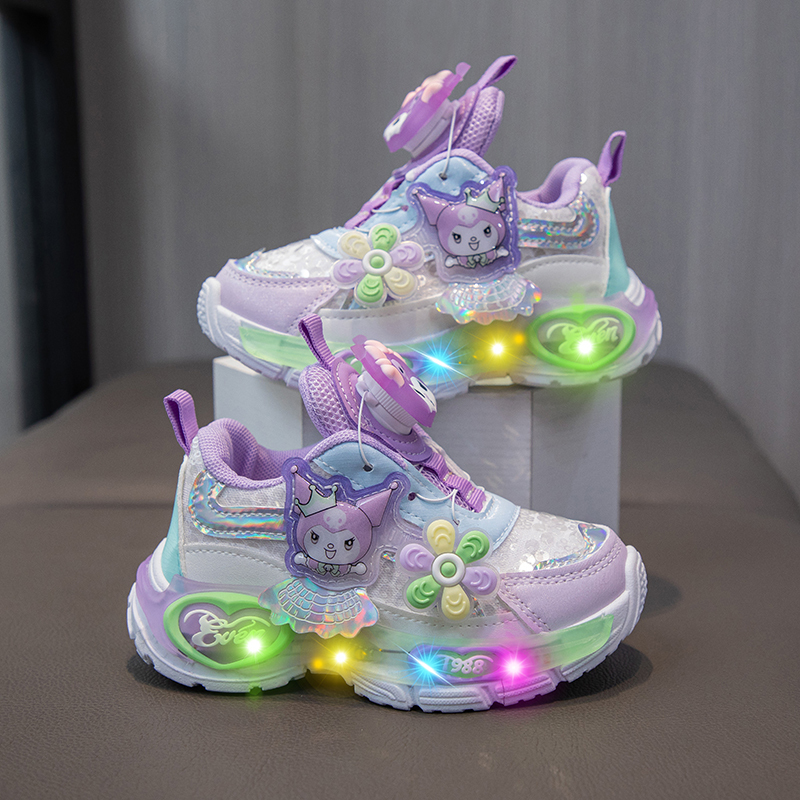2026 Spring New Girls' Children's Sports Shoes Princess Light-Up Campus Breathable Girls' Glowing Trendy Dad Shoes 2026 Spring New Girls' Children's Sports Shoes Princess Light-Up Campus Breathable Girls' Glowing Trendy Dad Shoes