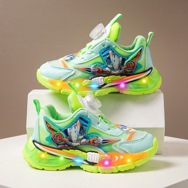 2026 Autumn New Mesh Breathable Sports Shoes for Boys, Light-Up Shoes, Student Campus Cartoon Fashion Running Shoes 2026 Autumn New Mesh Breathable Sports Shoes for Boys, Light-Up Shoes, Student Campus Cartoon Fashion Running Shoes