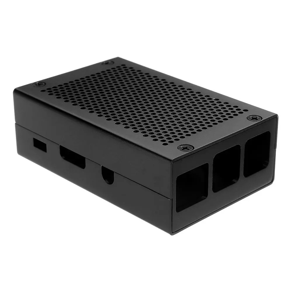 Customized Raspberry Pi 3b 4b aluminum alloy shell Raspberry Pi 4 cooling shell fan box accessories