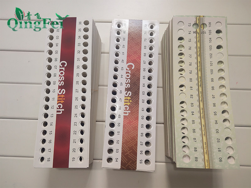 Qingfei cross stitching board embroidery embroidery winding board embroidery thread finishing special winding cardboard hanging board