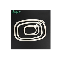 Green Flying Milk White Imported Raw Material ABS Plastic Embroidered embroidered frame Cross embroidered frame square 18 * 26CM