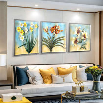 Wrought iron flower wall decoration wall hanging creative pastoral style wall wall hanging living room dining room wall decoration pendant