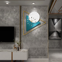 Nordic light luxury wall decorations pendant creative living room dining room porch wall hanging metal wall decoration