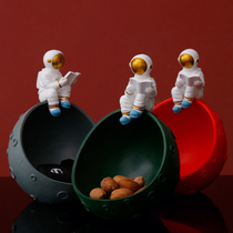 Nordic creative astronaut key storage ornaments modern living room childrens room desktop decoration astronaut candy box