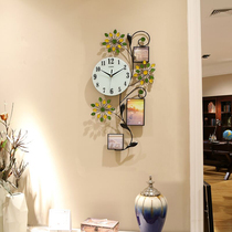 Bedroom modern gold wrought iron pendant creative wall decoration Living room wall hanging European wall hanging Dining room wall decoration