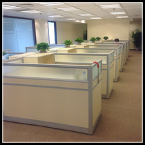 Office Furniture Office Staff Work Partition Screen Holder Desk Cross Station Brief modern office space