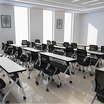 Training tables and chairs combinations mobile desk long tables education institution folding training tables stitched table table