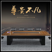 Office furniture large conference table strip table minimalist modern desk chair combined plate rectangular training table