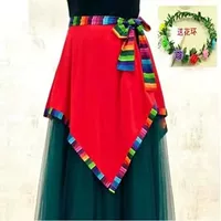 Разноцветный край красный {дать гирлянду}