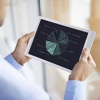 Business Kidsren's Lcd High-Brightness Handwriting Board Lcd Light Energy Digital Writing Board Kidsren's Graffiti Small Blackboard Drawing Board