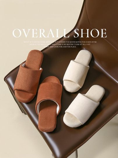 Spring and Summer Open Japanese-Style Home Indoor Men's and Women's Silent Home Soft-Soled Large-Size Floor Confinement Cotton Slippers