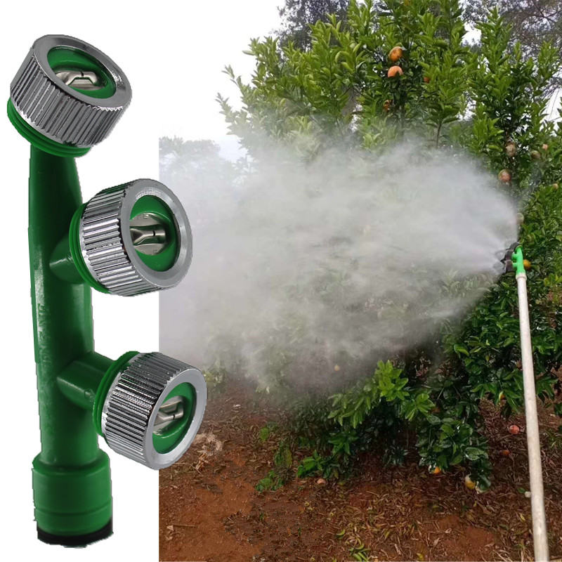 Agricultural electric spray fan spray machine accessories water pump aerosol orchard fine citrus green 3 head
