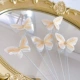 Десять глубоких хаки ткань цвета белая вышивка бабочка 10