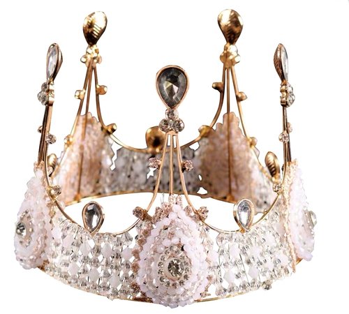 Украшение короны на демонстрации взрослые дети Queen Crown Wedding Pearl Crown Display Network Red Birthday Guted -в