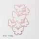 Gyened Acryle Big Butterfly Rose Gold 5