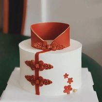 China Knot Retro Chinese Style Qipao Chocolate Silicone Gel Molds Turned Sugar Cake Decoration Swing mom Birthday Plugin