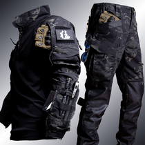 Flip-flops de style New-style Assault Ufpro Blouse Instructors Black Clothes Special Soldiers Suit Combat Training Men