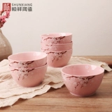 Shunxiang Ceramic Bowl, большой, средний, маленький домашний суп, рисовая миска, микроволновая печь, миска, миска для лапши -миска для лапши -миска для салата для салата