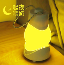 Bedside charging night light Energy-saving plug-in LED eye protection Baby feeding baby sleeping bedroom portable small table lamp