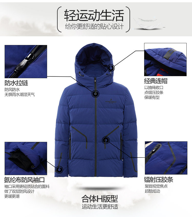 Blouson homme BOSIDENG    en Polyester - Ref 3121105 Image 9