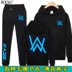 Alan Walker với cùng một mô hình Allen Walker DJ áo len nam áo hoodie Faded bộ quần điện tử Áo len