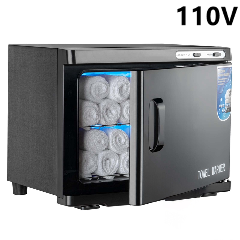 110V Us Standard Cross-Border Salon Beauty Shop High-Temperature Hot Compress Steam Wet Towel Heating Disinfection Cabinet Small Hot Towel