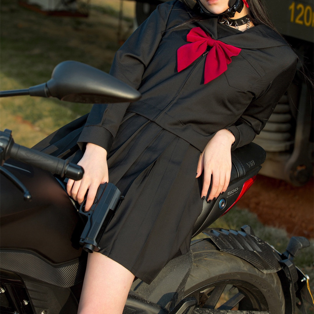 Day Department Orthodox Foundation JK Uniform Skirt dresses Genuine Closing Western Flap of Bad Black No Ben Middle Suit Sailor Suit Suit