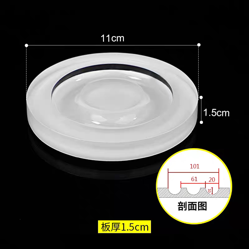 White Background Hand-Wrapped Style Transparent Acrylic Bracelet Bangle Bead Tray Jewelry Display Storage Stand
