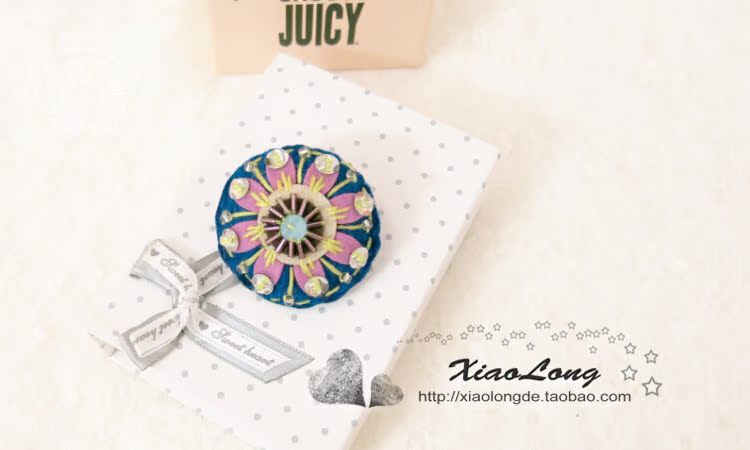 Hàn quốc cao cấp thêu bông và vải lanh handmade dễ thương owl flowers động vật nhỏ nam giới và phụ nữ jewelry pin trâm