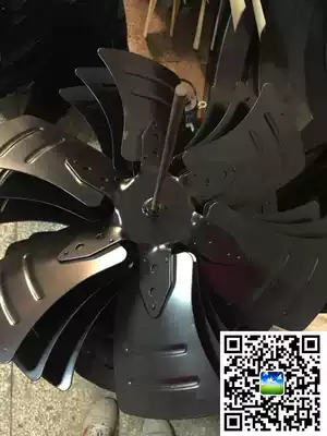 Industrial exhaust fan Aluminum 6-blade cooling tower fan Central air conditioning external machine cooling fan blade cold and dry screw machine