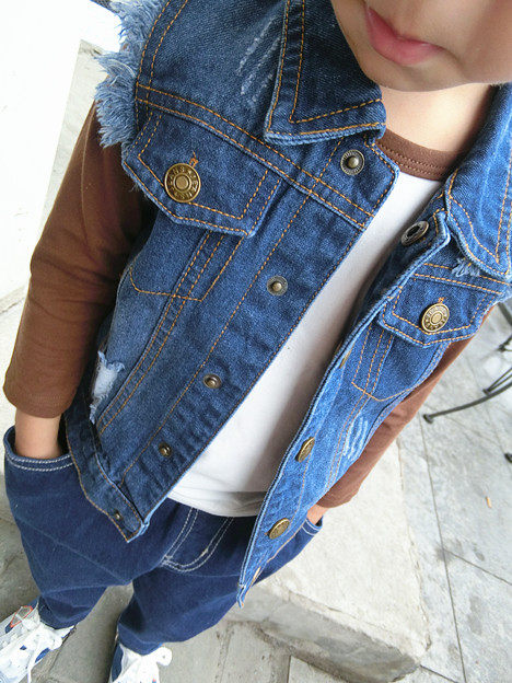 Gilet enfant MR.WANG en toile - Ref 2069915 Image 23