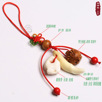 This year of life 1 shop evil red rope black dog tooth mobile phone pendant peach blue pig shock bone mobile phone pendant