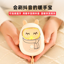 Warm handbaby with the baby girls with a cute little baby 2022 new warm handbag charging water bag