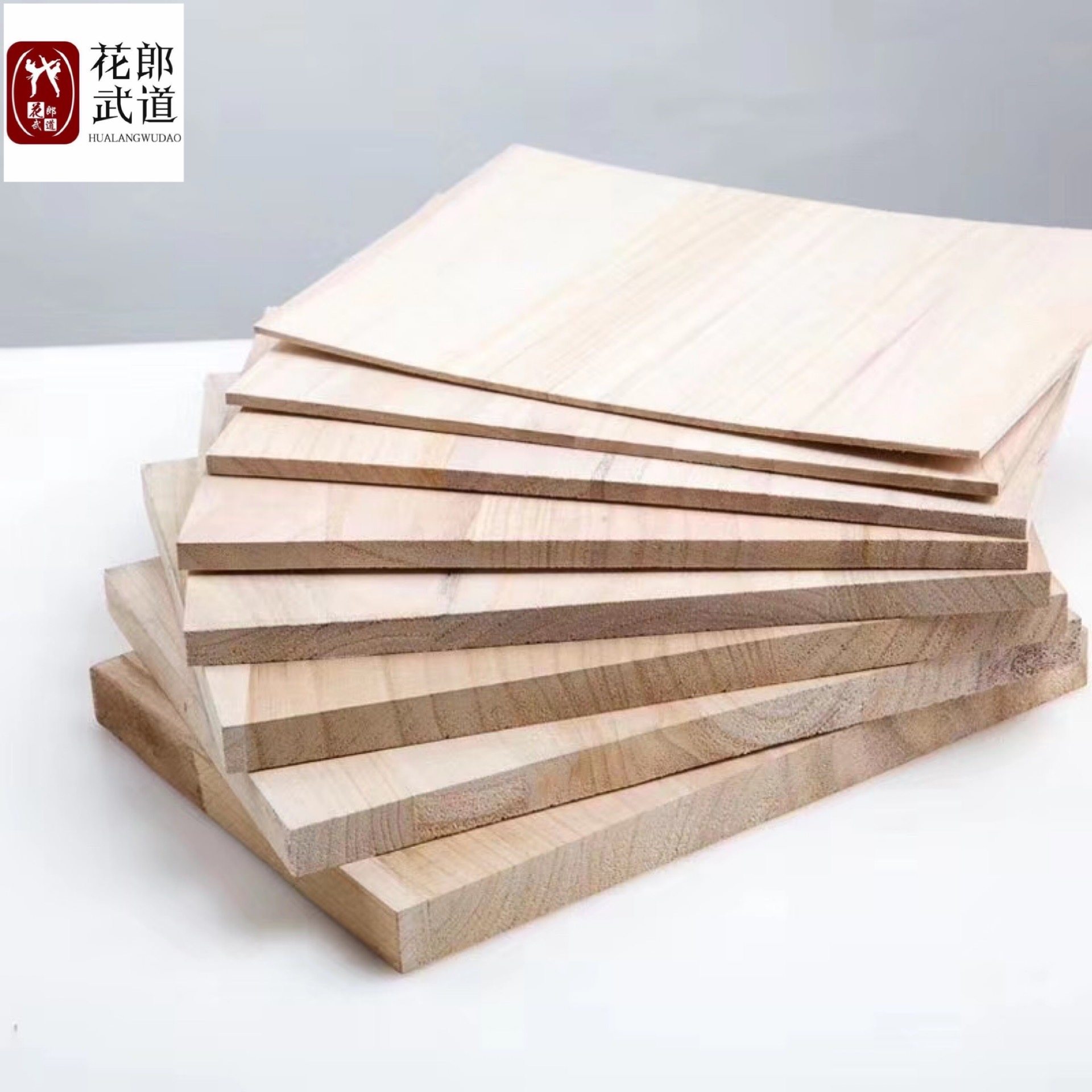 Florang Wudao Taekwondo Wooden Board Performance Wooden Board Breaking Board Child Training Test Examination of wooden boards